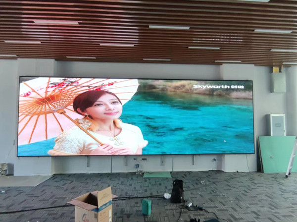 建阳P1.53led小间距屏安装案例